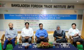 BFTI organized a dissemination workshop on four trade related studies