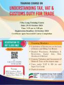 Three-day-long Intensive Training on ‘Understanding Tax, VAT & Customs Duty for Trade