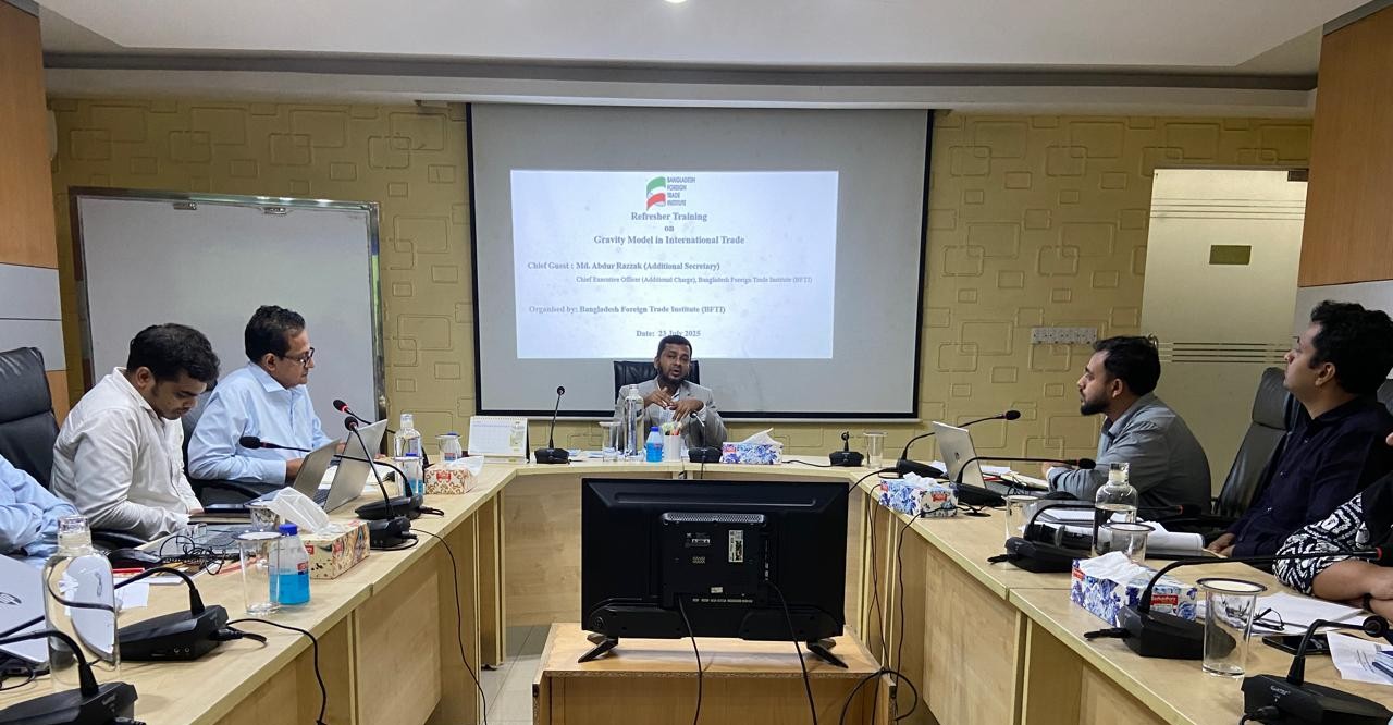 Refresher Training on Gravity Model in International Trade Held at BFTI on 23 July 2025