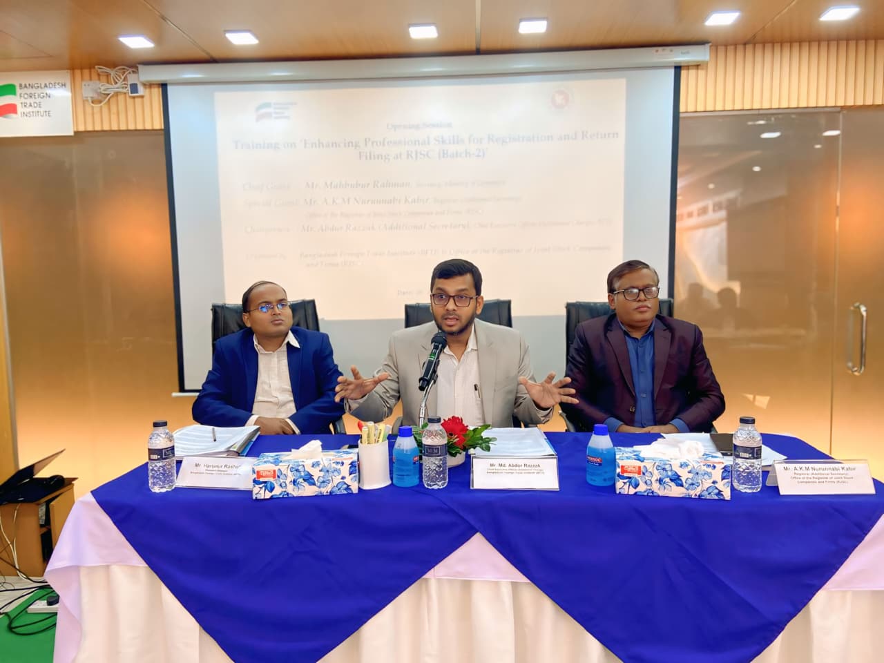 BFTI Organized training on "Enhancing Professional Skills for Registration and Return Filing at RJSC (Batch-2)"
